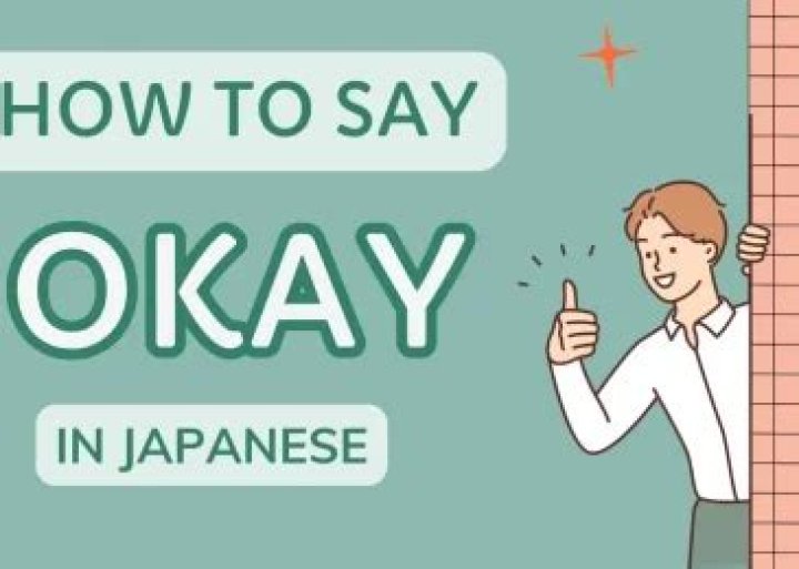 Are You Okay In Japanese