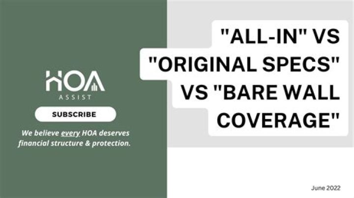 Bare Walls Coverage - How To Discuss