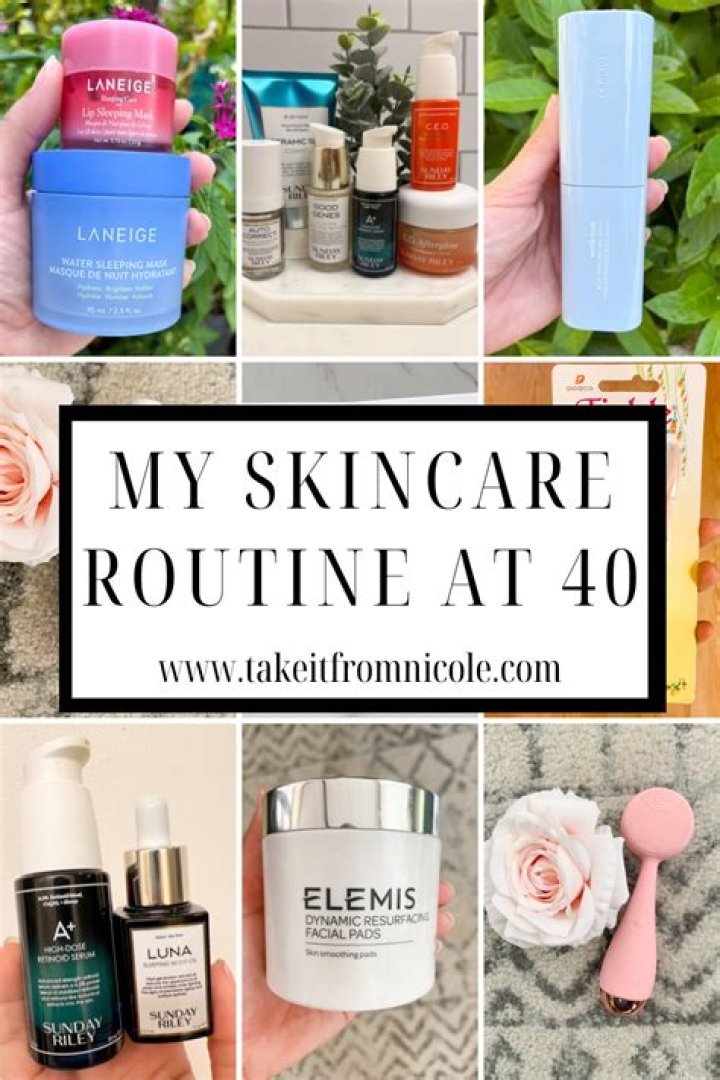 Best anti aging skin care products for 40s