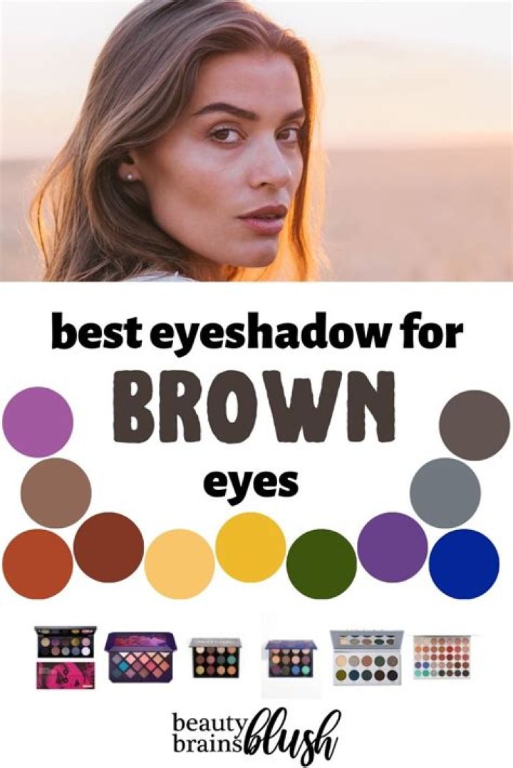Best eyeshadow color for brown eyes