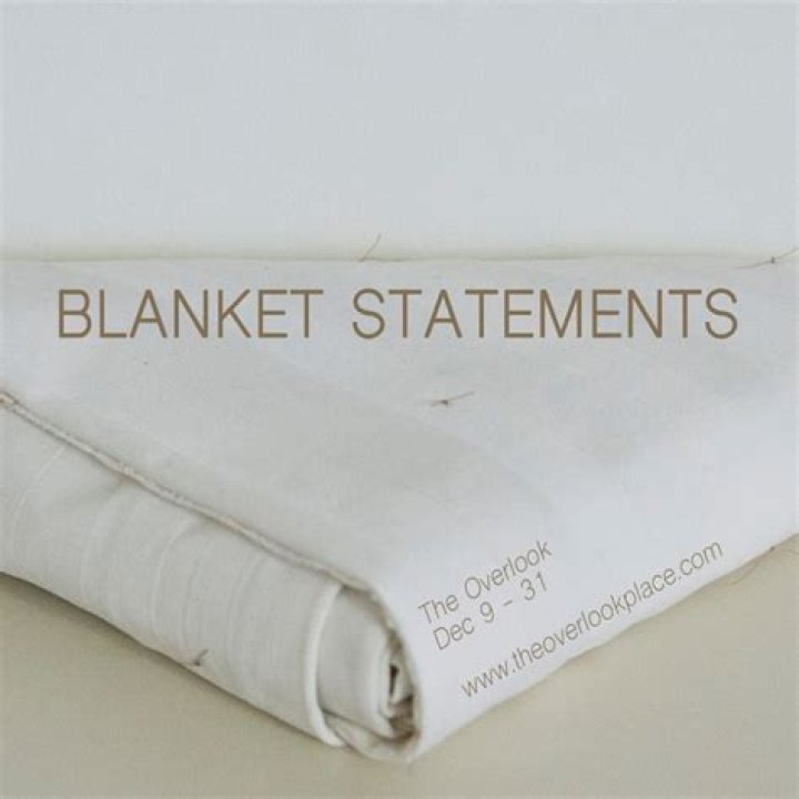 Blanket Statement Meaning - How To Discuss