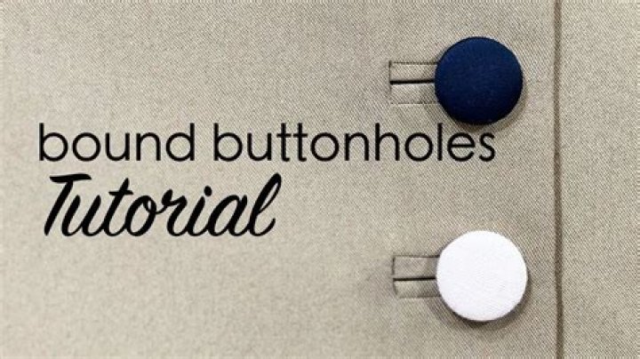 Bleached buttonhole - How To Discuss