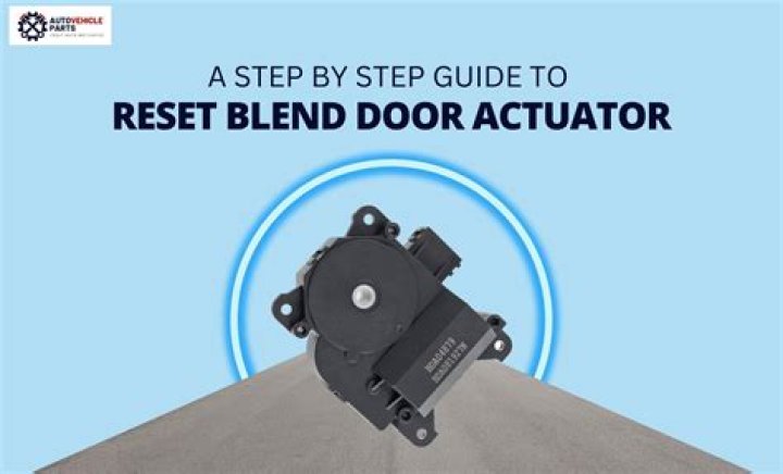 Blend Door Actuator Reset - How To Discuss