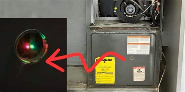 Blinking red light on furnace
