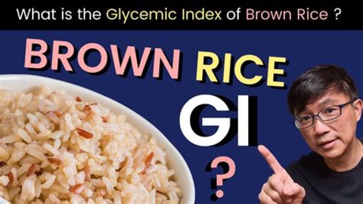 Brown rice glycemic index - How To Discuss
