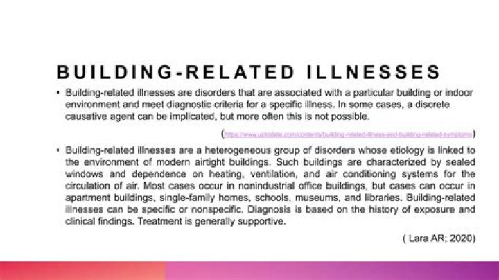 Building related illness - How To Discuss