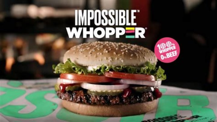 Burger King Impossible Burger Calories