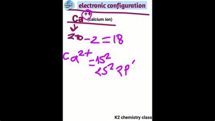 Ca2+ Electron Configuration - How To Discuss