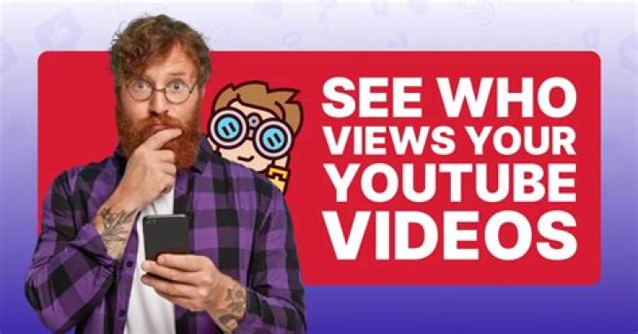 can you see who views your YouTube videos
