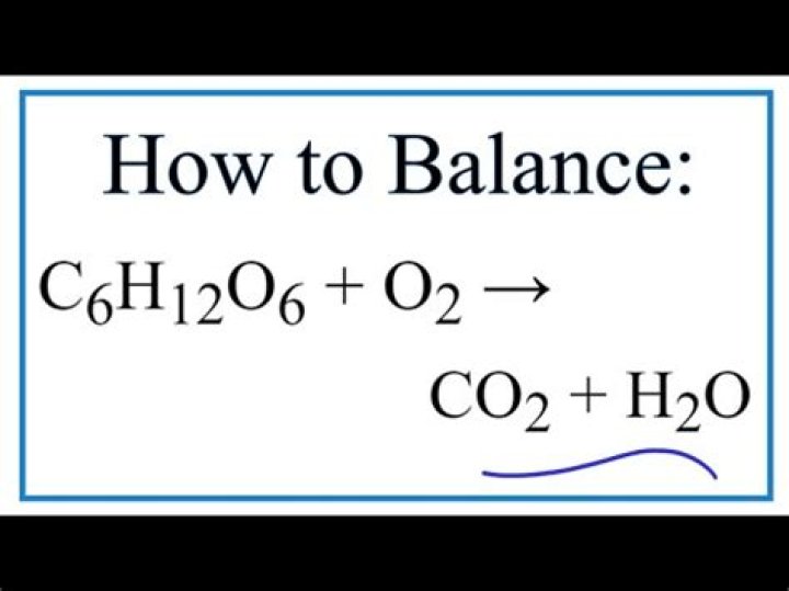 Co2 H2o C6h12o6 O2 - How To Discuss