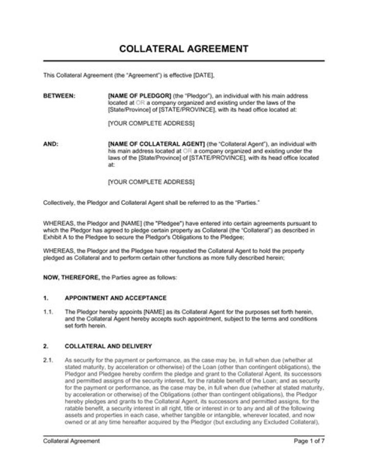 Collateral contract - How To Discuss
