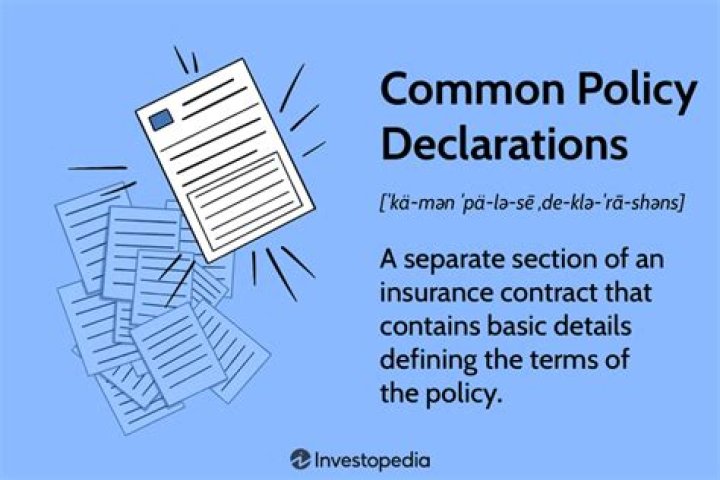 Common policy declarations - How To Discuss