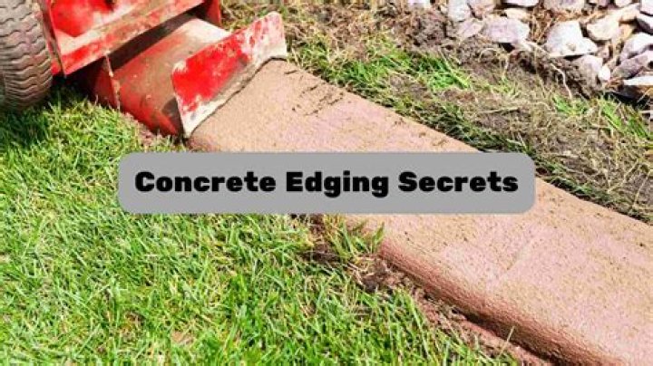 Concrete landscape edging - How To Discuss