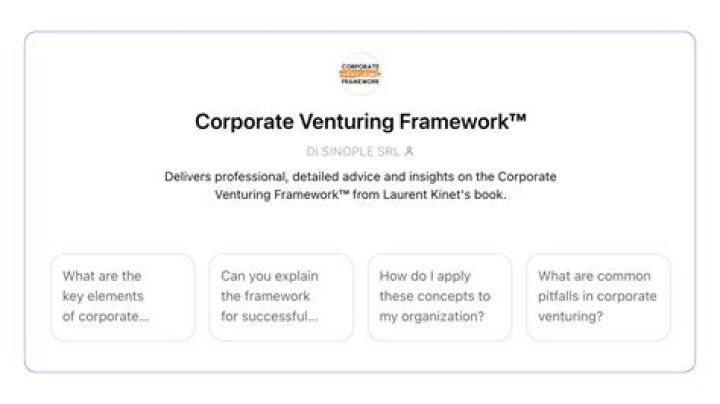 Corporate venturing - How To Discuss
