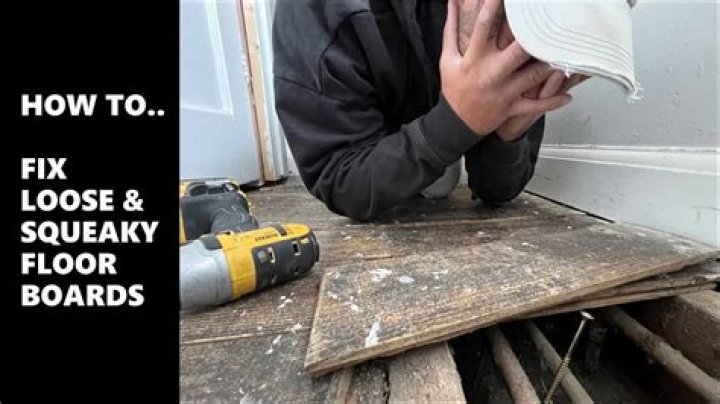 Creaky floors - How To Discuss