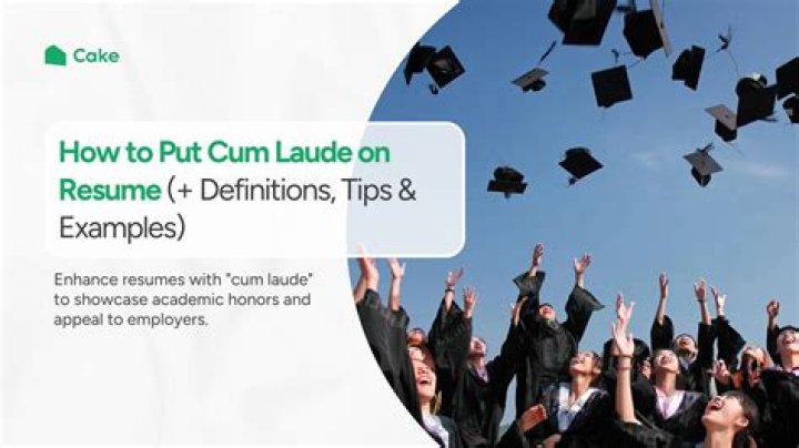 Cum laude - How To Discuss