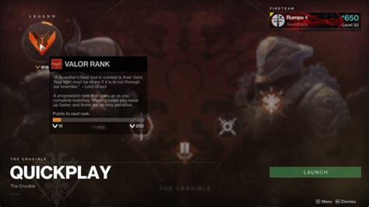 Destiny 2 valor ranks - How To Discuss