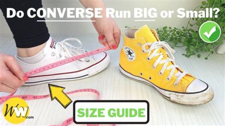 Do Converse Run Big? - How To Discuss