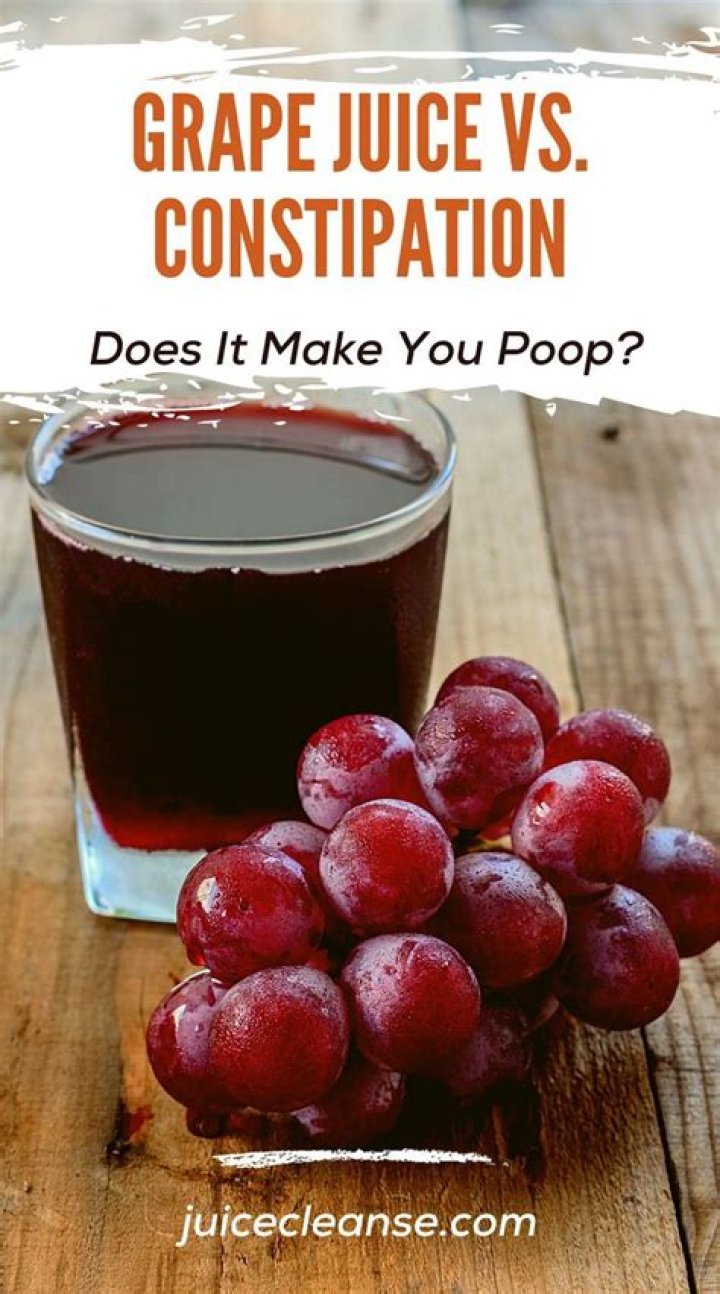 Does Grape Juice Help With Constipation