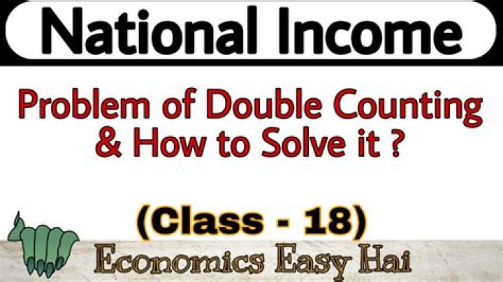 Double counting - How To Discuss