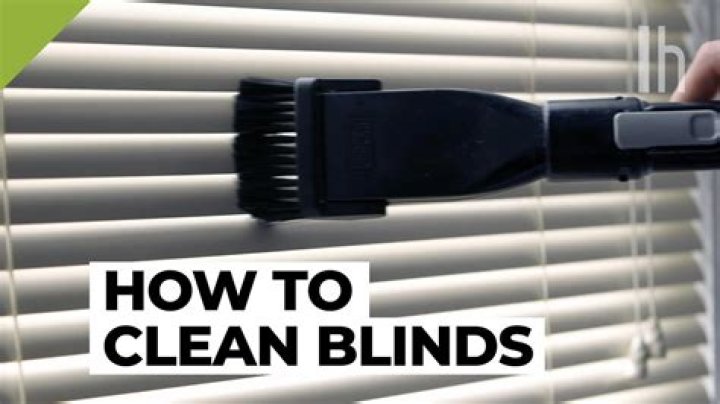 Easiest way to clean blinds