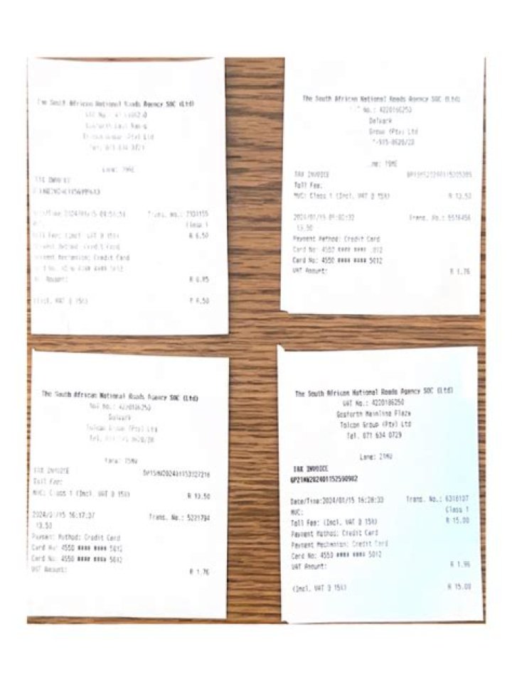 Enterprise Toll Receipts - How To Discuss