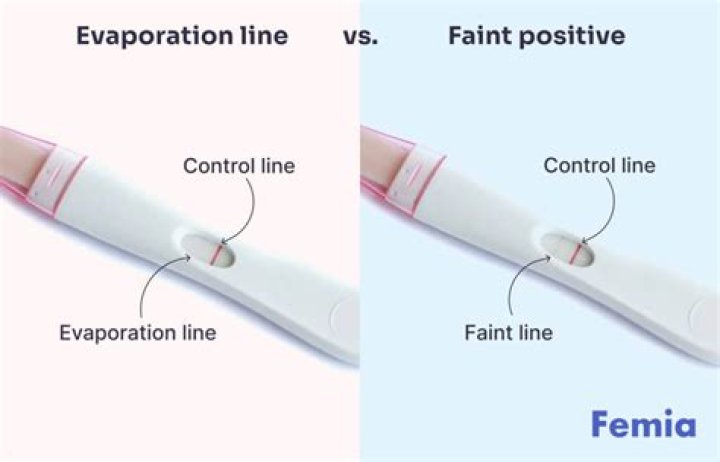 Evaporation Line Vs Faint Positive