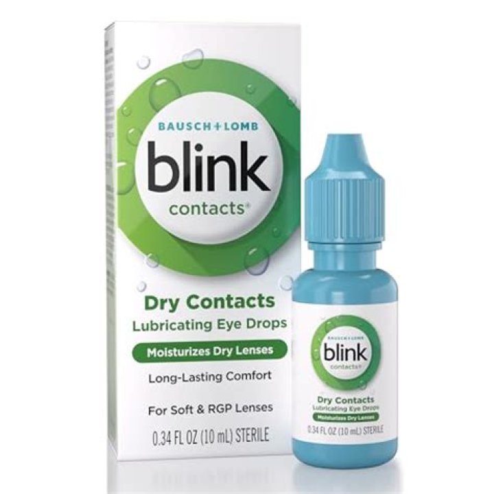 Eye drops for dry eyes with contacts