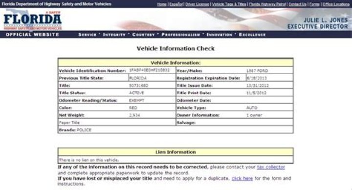 Florida Vehicle Registration Number - How To Discuss