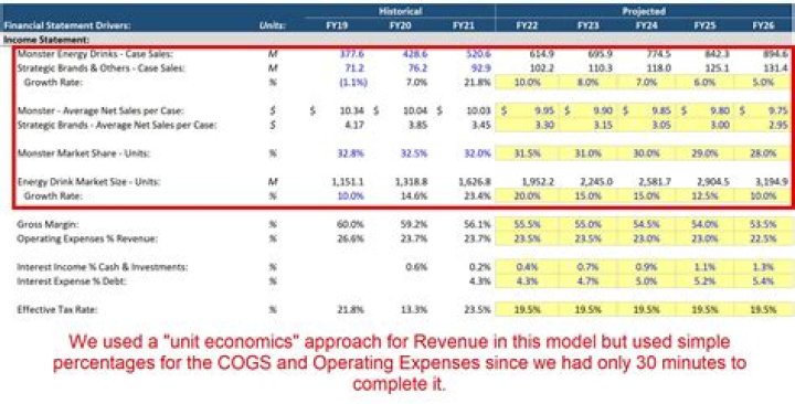 Forecasted Income Statement - How To Discuss