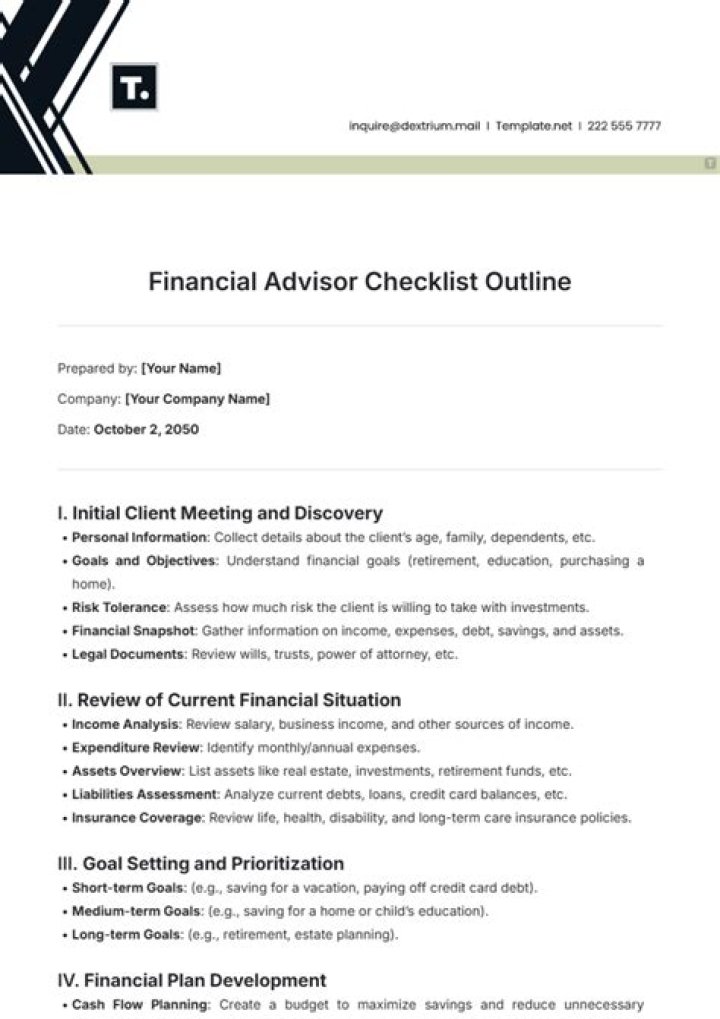 Free financial advisor - How To Discuss