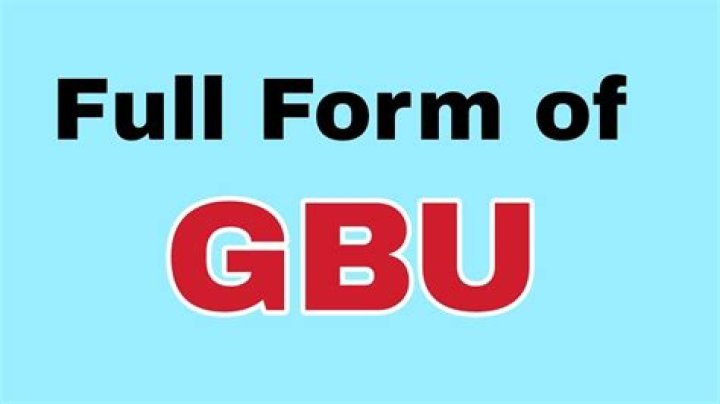 Gbu Meaning - How To Discuss