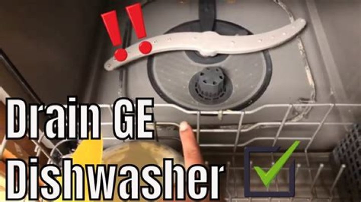 Ge Dishwasher Drain Clogged - How To Discuss