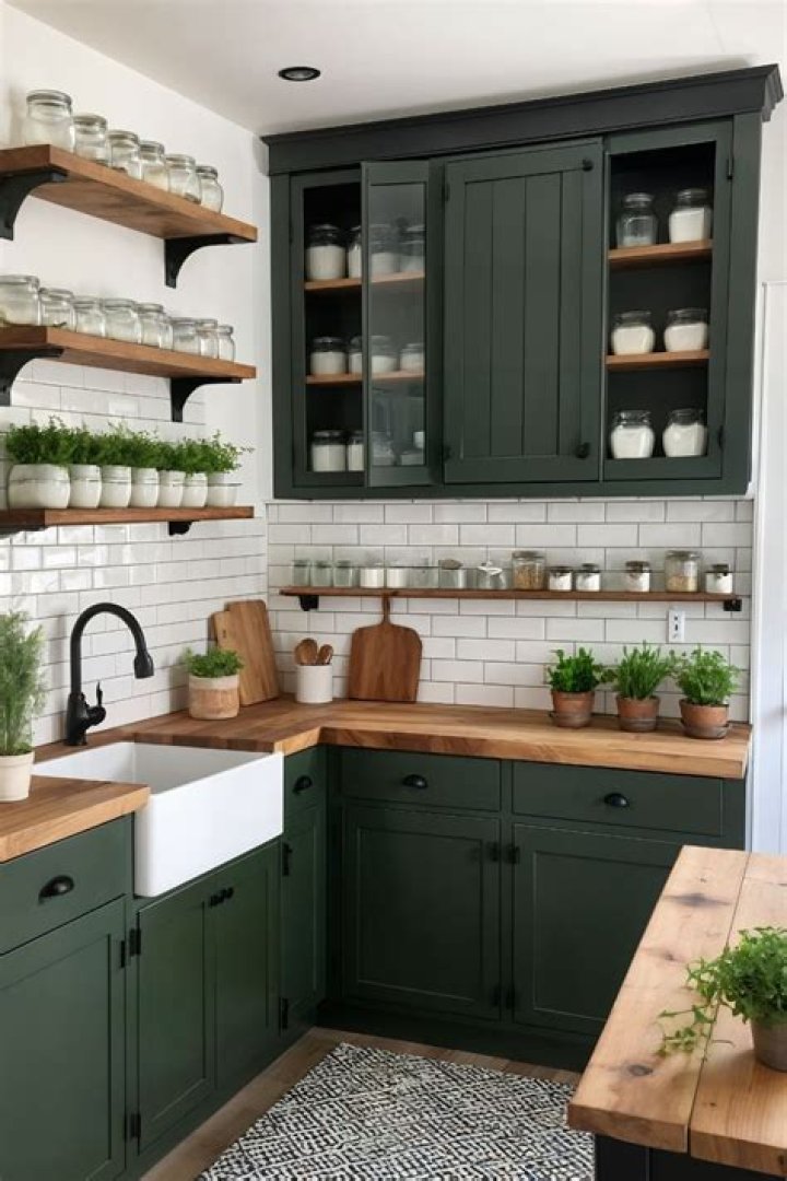 Green and white kitchen - How To Discuss