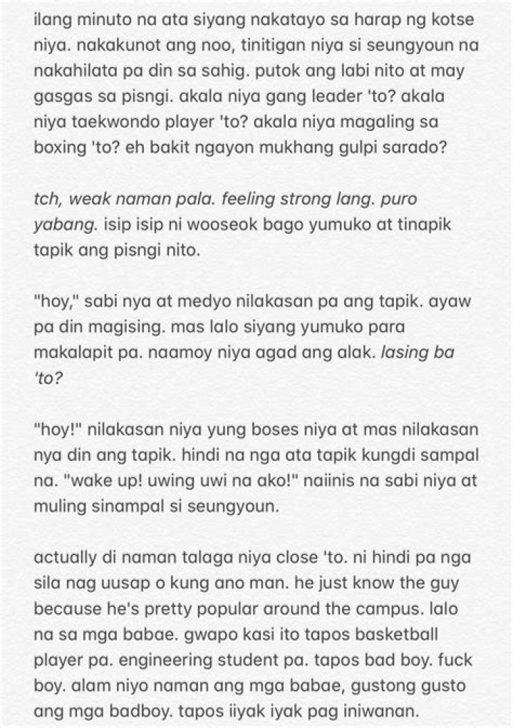 Hindi Natuloy Ang Lakad In English