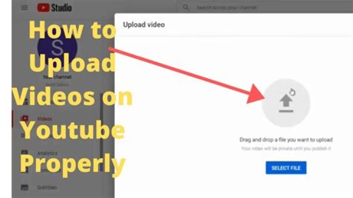 How do you upload a video to youtube