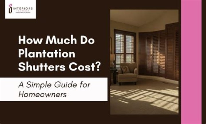 How Much Do Plantation Shutters Cost