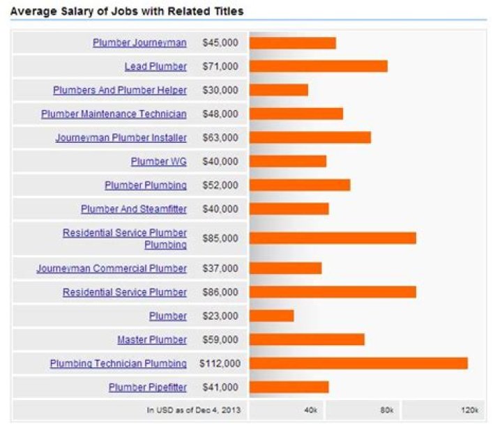 How much do plumbers make