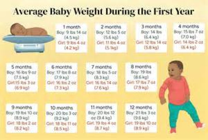 How Much Does A 1 Year Old Weigh