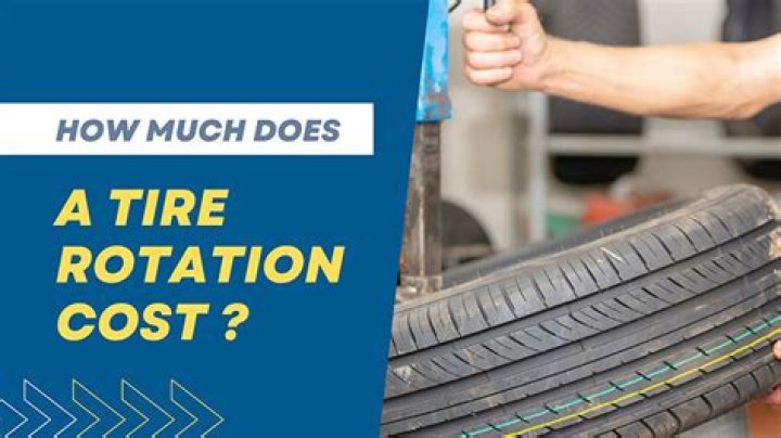 How much does a tire rotation cost