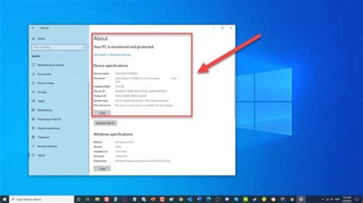 How to check computer specs