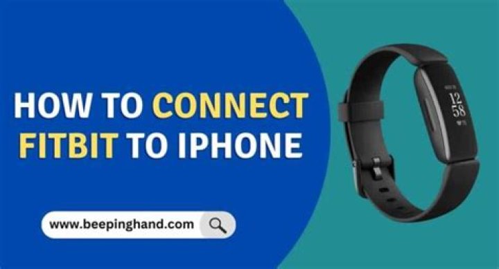 How to connect fitbit to iphone