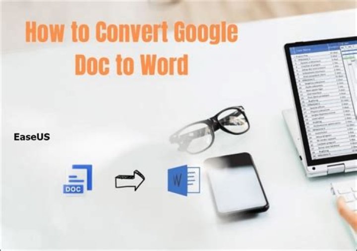 How to convert google doc to word