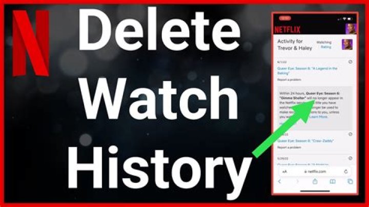 How To Delete Netflix History