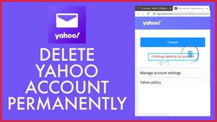 How to delete yahoo account