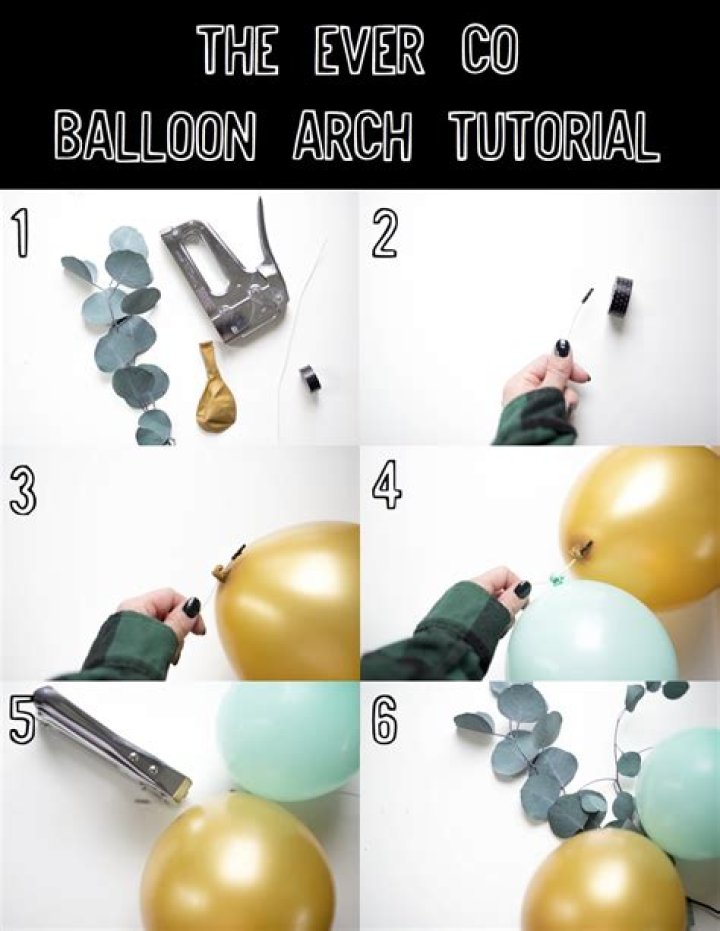 How to do a balloon arch