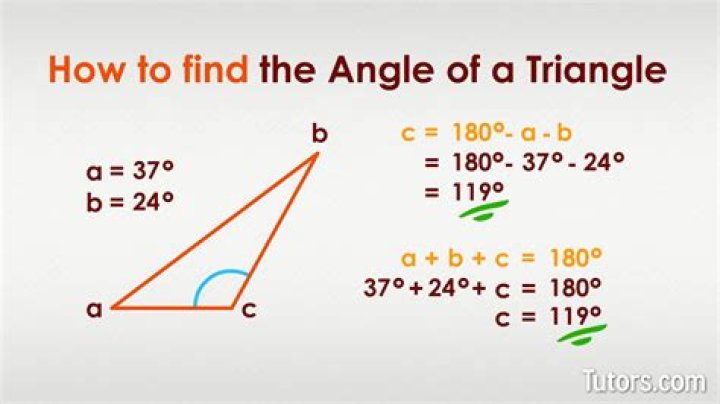 How to find missing angles
