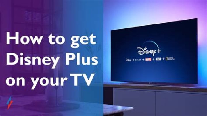 How to get disney plus on tv