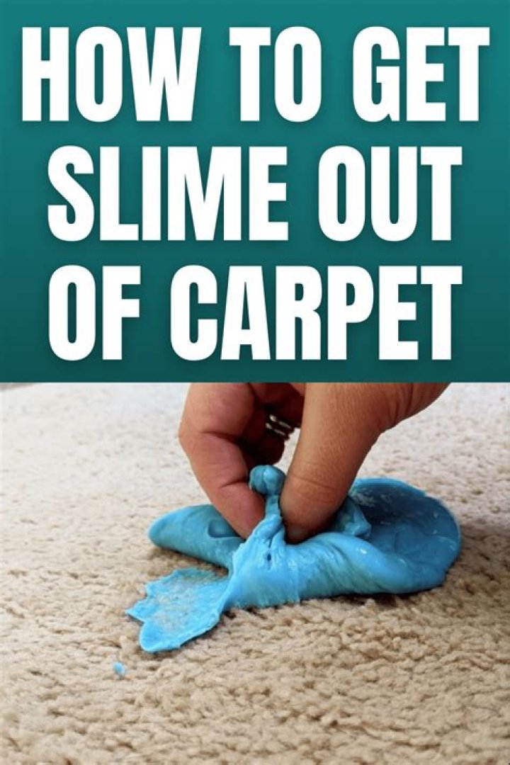 How to get slime out of carpet?