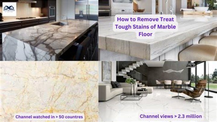 How to get stains out of marble